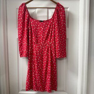 Sanctuary Cilia Mini Dress Wildflower Red size 6